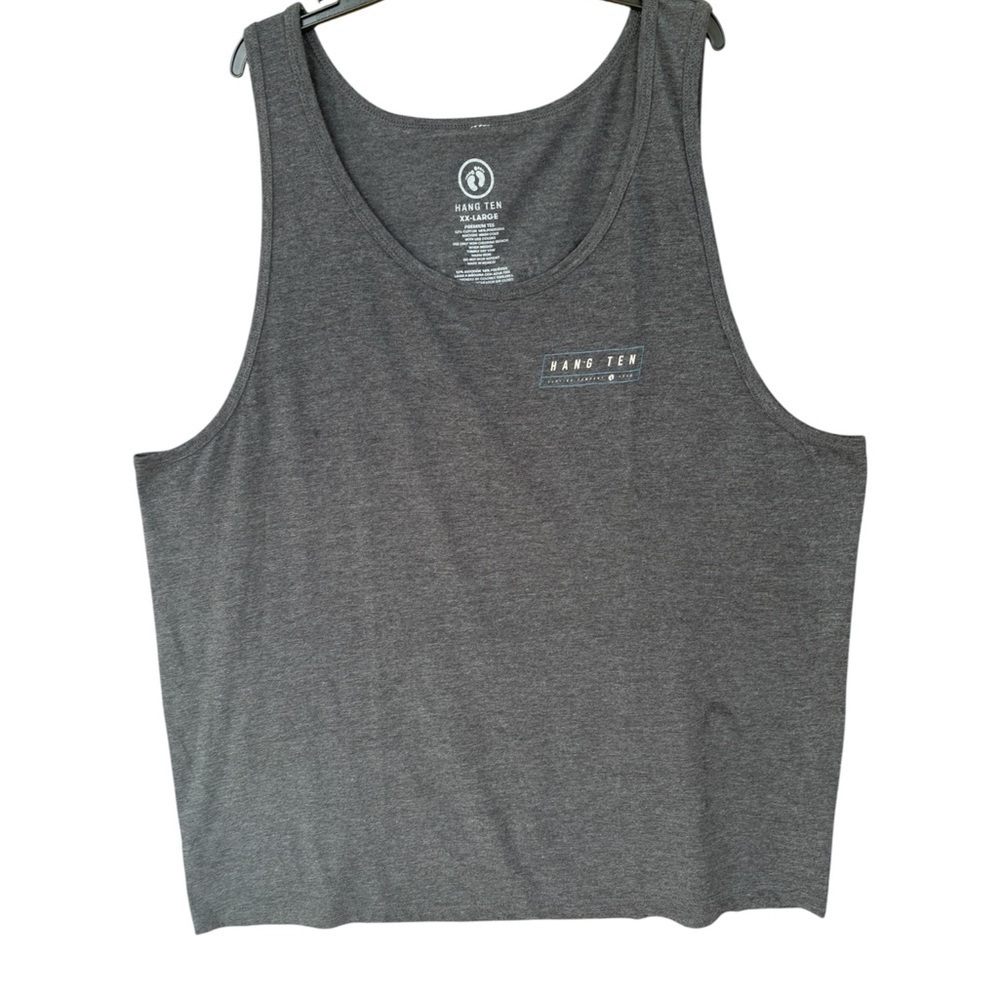 Hang Ten Gray Boxy Sleeveless Tank Top